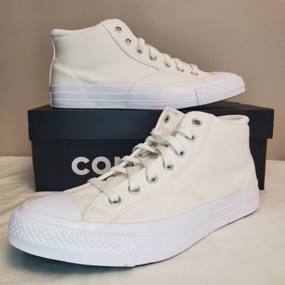Converse CTAS Malden Street Vintage White Mens Mid Top Sneakers 11.5 Men NWB - Picture 10 of 11